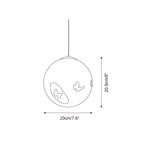 Luna Flutter Metal Pendant Lamp — product view 5