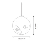 Luna Flutter Metal Pendant Lamp — product view 8