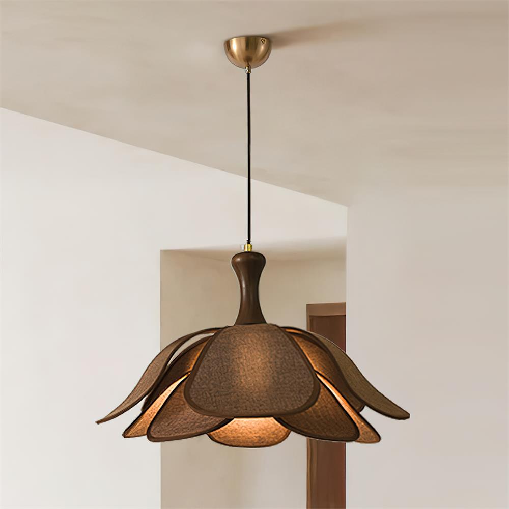 Petalia Wood Pendant Lamp — product view 2