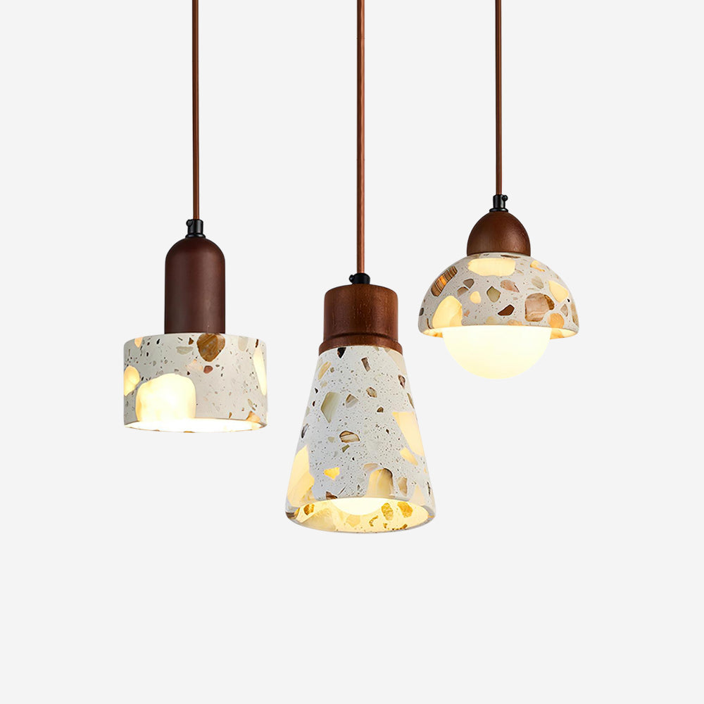 Tressa Wood Pendant Lamp — product view 1