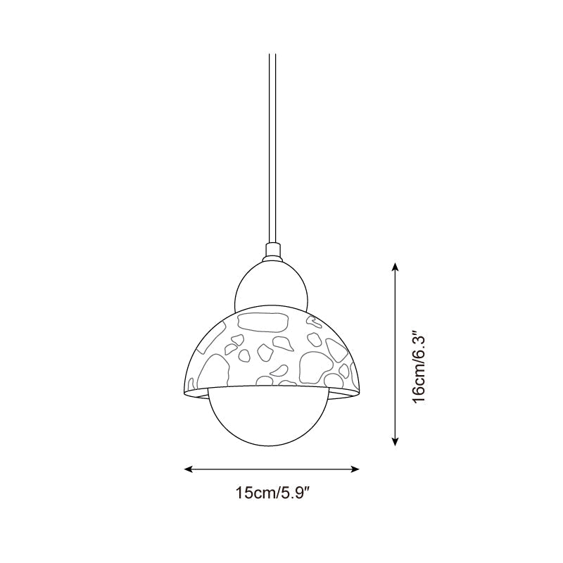 Tressa Wood Pendant Lamp — product view 5