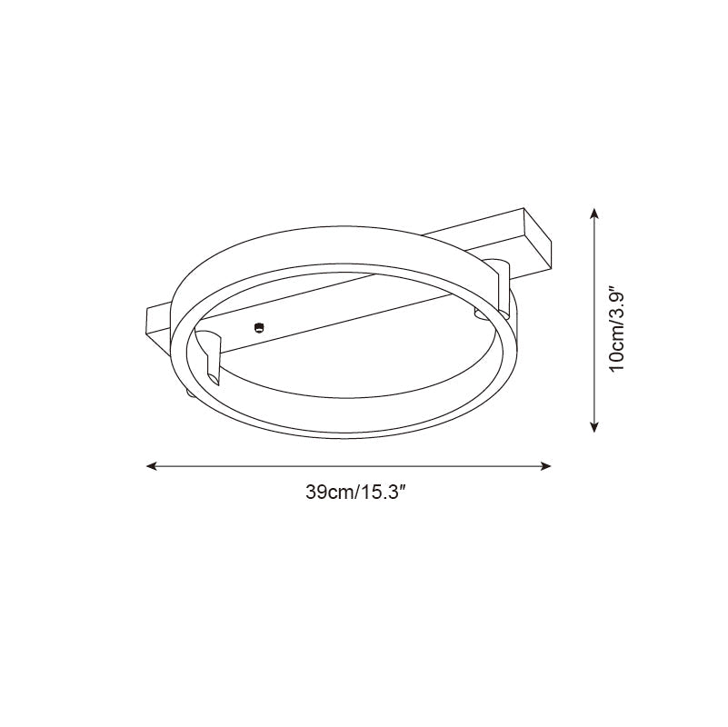 Ravelo Travertine Ceiling Lamp — product view 5