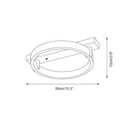 Ravelo Travertine Ceiling Lamp — product view 5