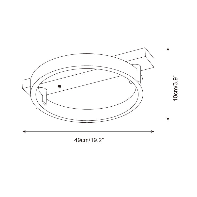 Ravelo Travertine Ceiling Lamp — product view 7