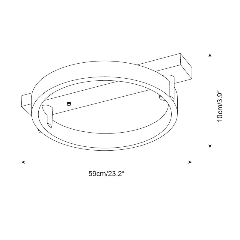 Ravelo Travertine Ceiling Lamp — product view 9