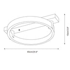 Ravelo Travertine Ceiling Lamp — product view 10