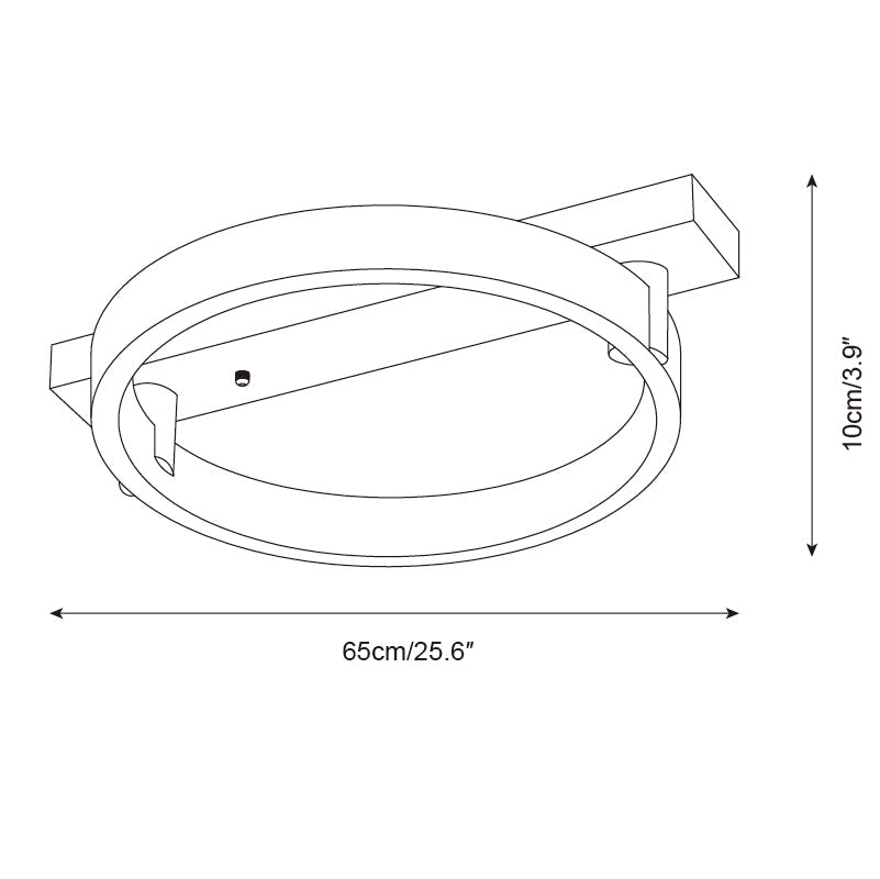 Ravelo Travertine Ceiling Lamp — product view 10