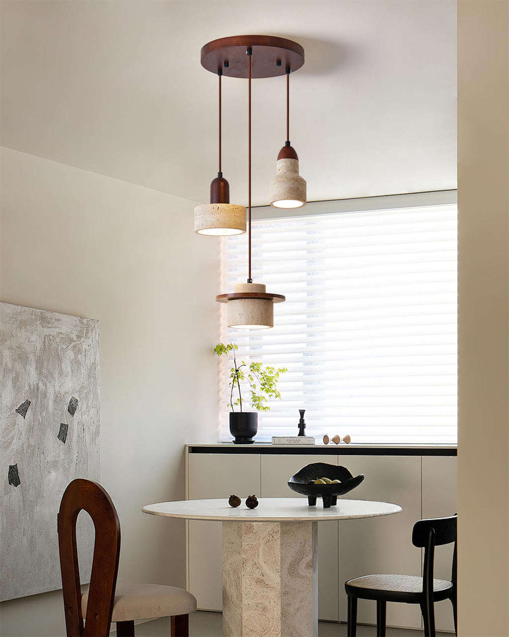 Trovina Travertine Pendant Lamp — product view 4