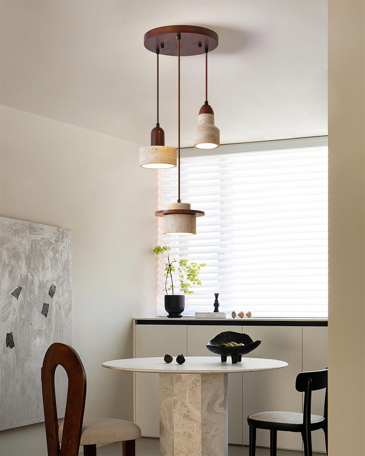 Trovina Travertine Pendant Lamp — product view 4