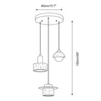 Trovina Travertine Pendant Lamp — product view 6