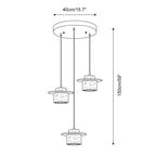 Trovina Travertine Pendant Lamp — product view 8