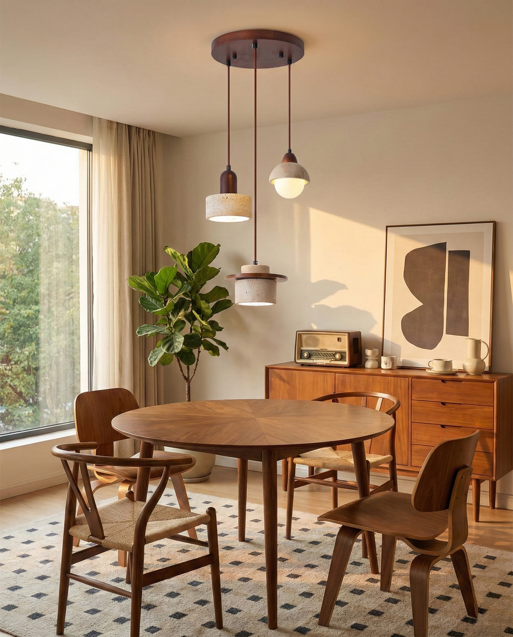 Trovina Travertine Pendant Lamp — product view 13