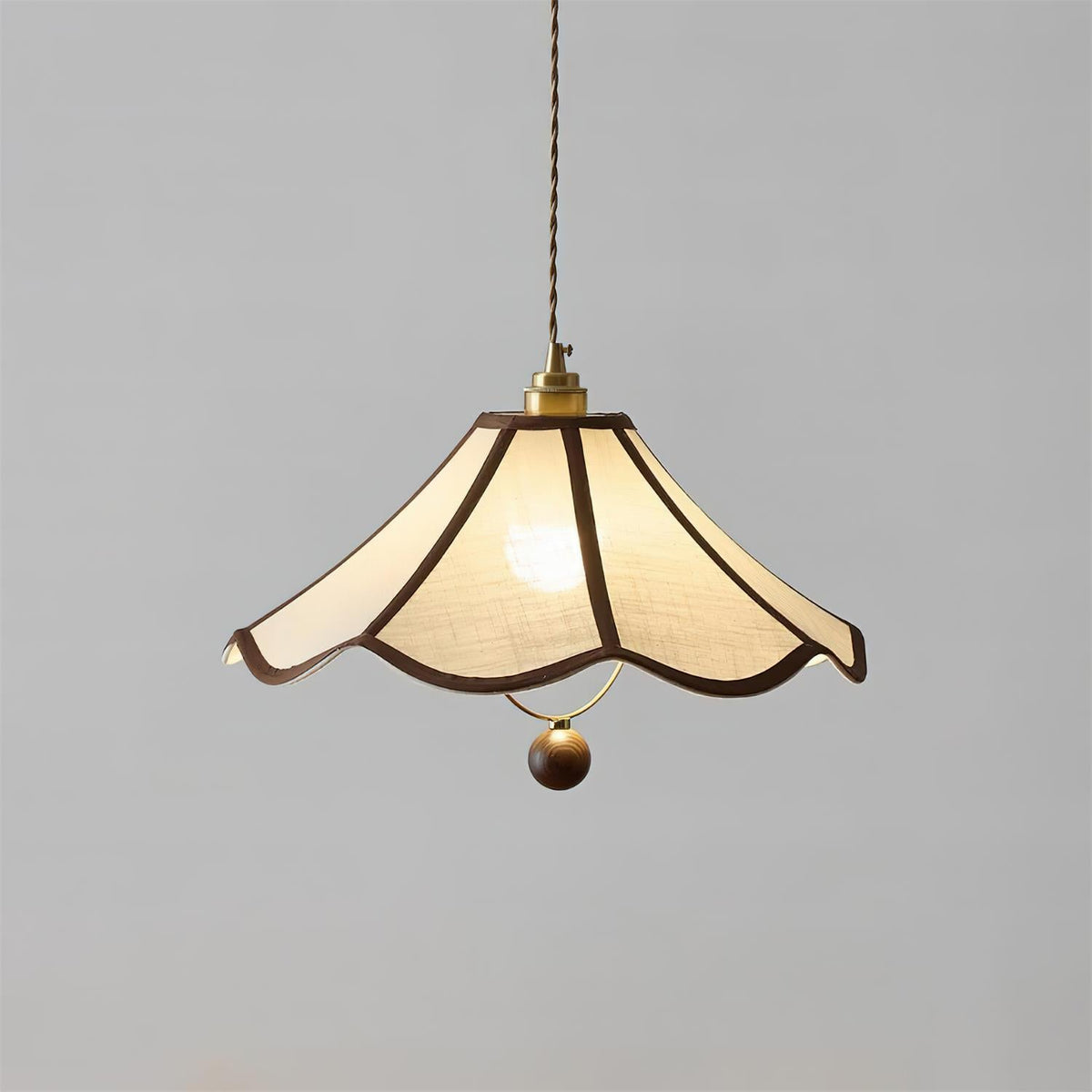 Petalora Wood Pendant Lamp — product view 3