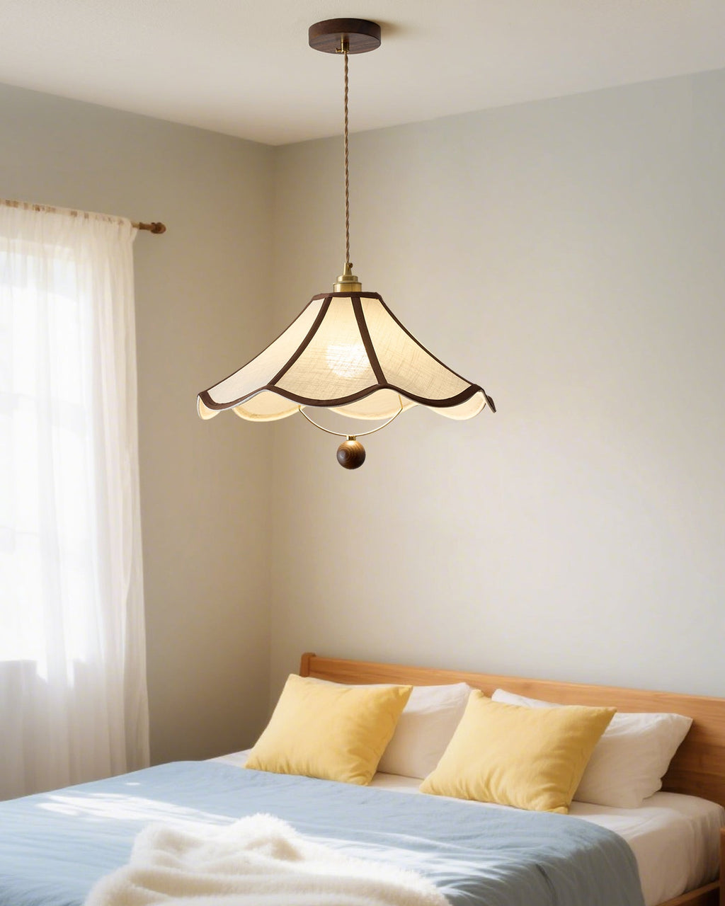 Petalora Wood Pendant Lamp — product view 10