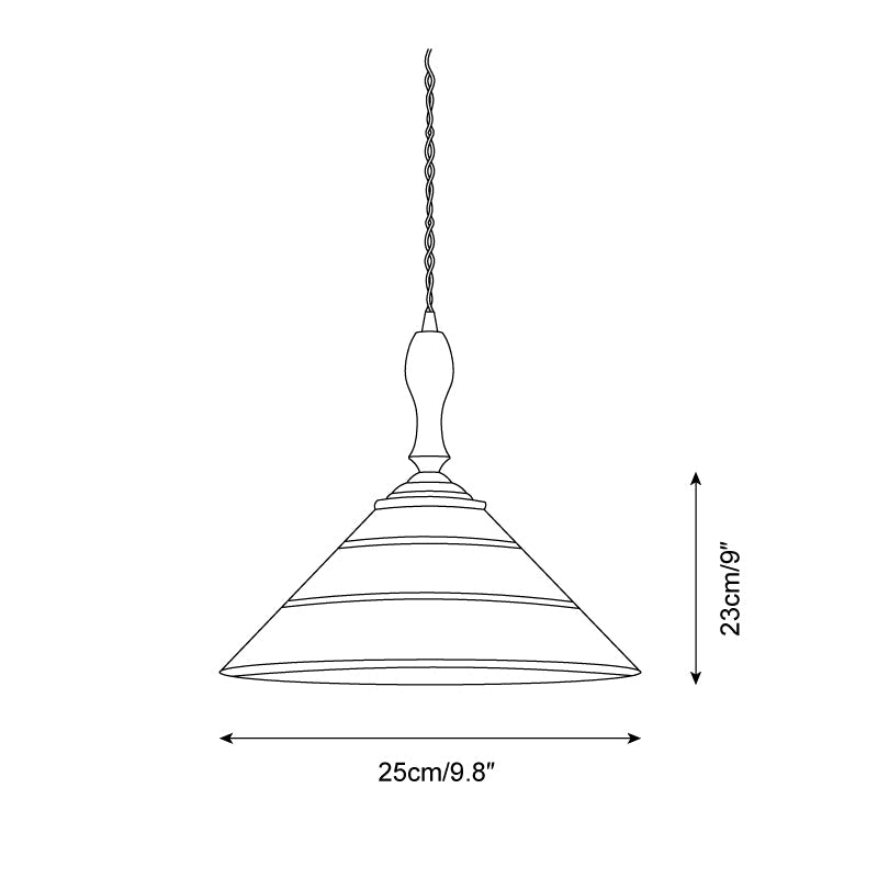 Green Nolyn Glass Pendant Lamp — product view 5
