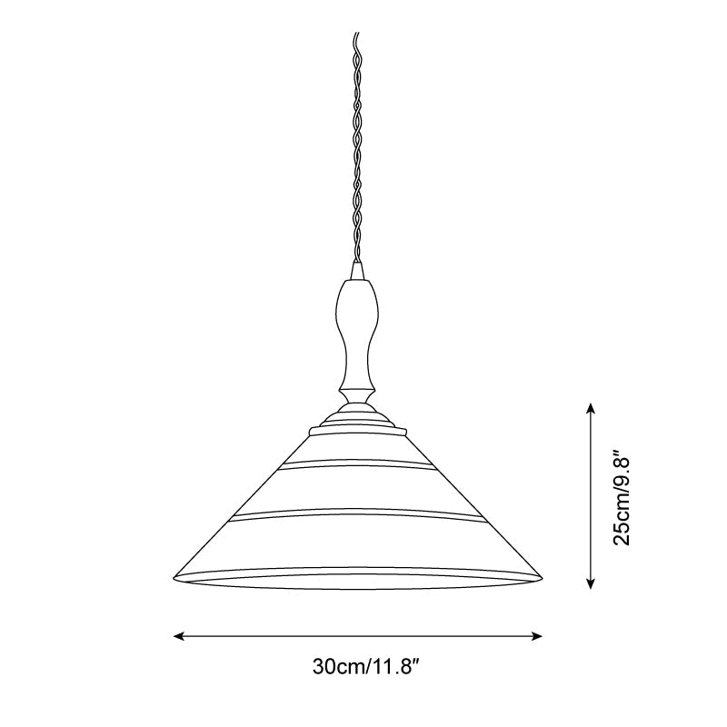 Green Nolyn Glass Pendant Lamp — product view 6