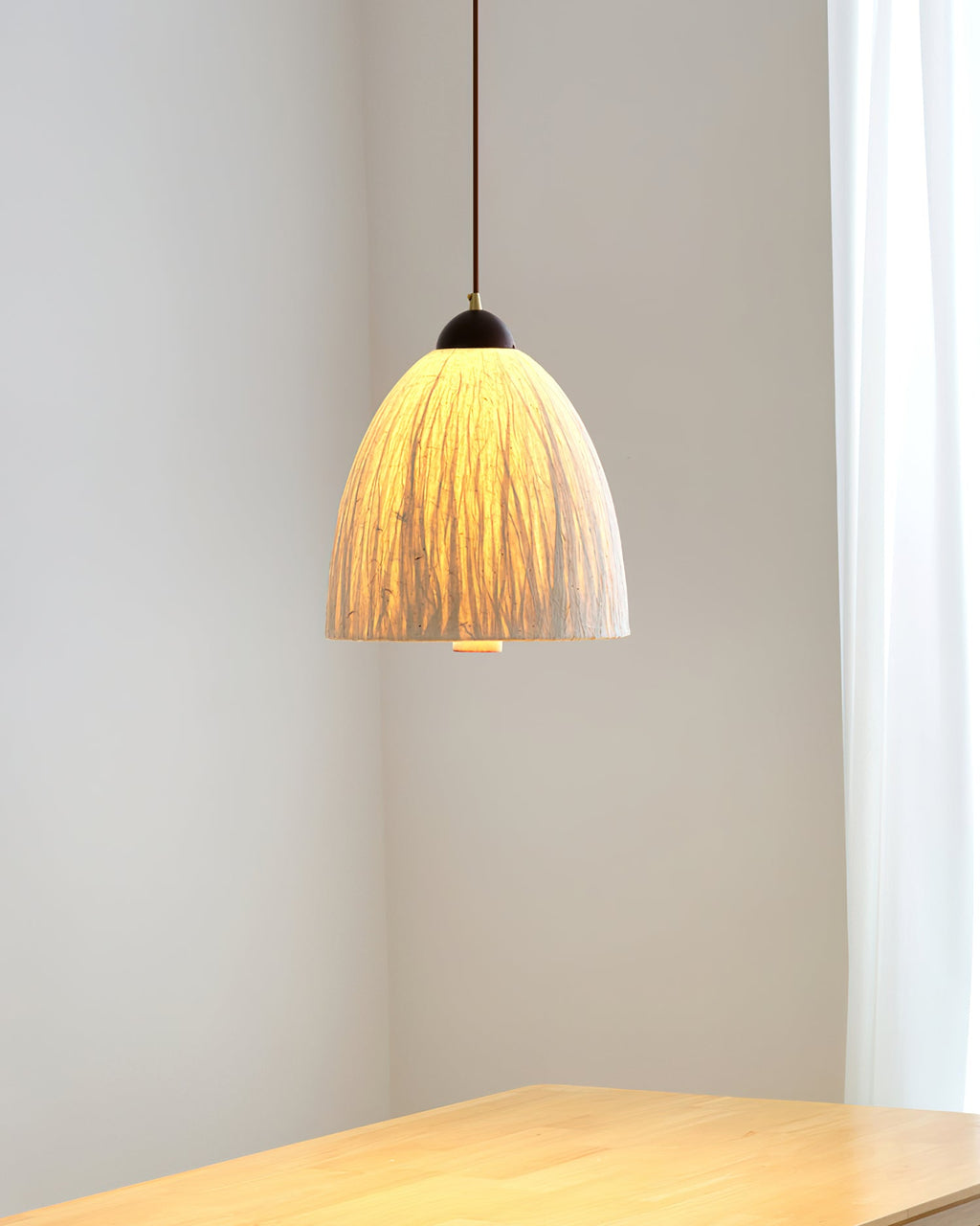 Doria Wood Pendant Lamp — product view 4