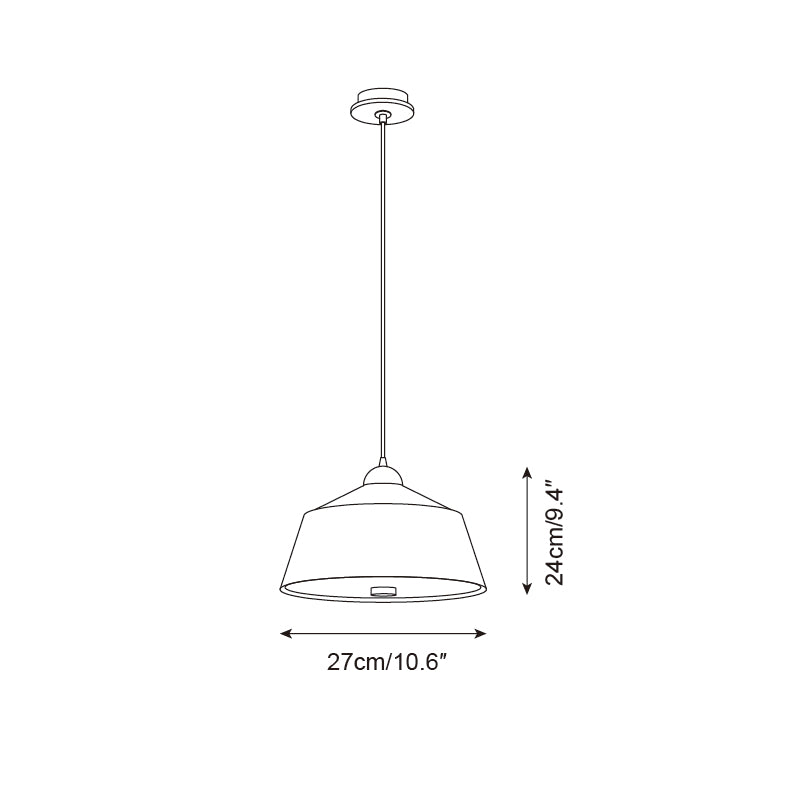 Doria Wood Pendant Lamp — product view 5