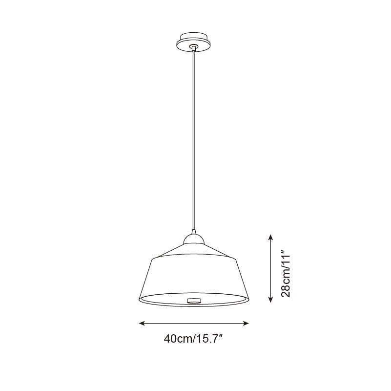 Doria Wood Pendant Lamp — product view 6