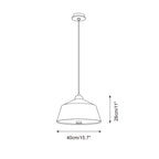 Doria Wood Pendant Lamp — product view 6