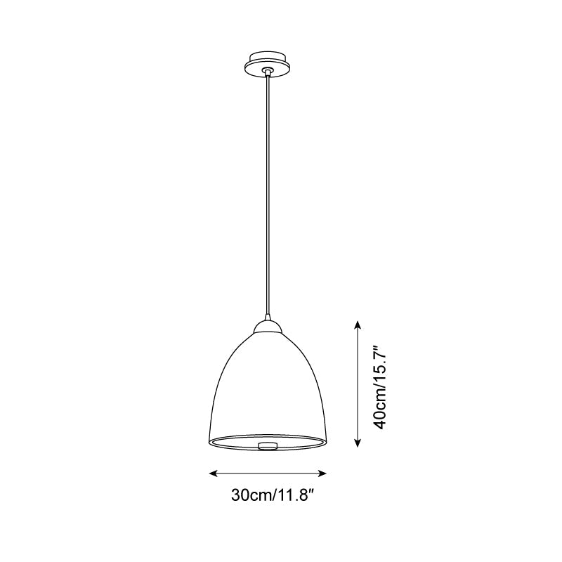 Doria Wood Pendant Lamp — product view 8