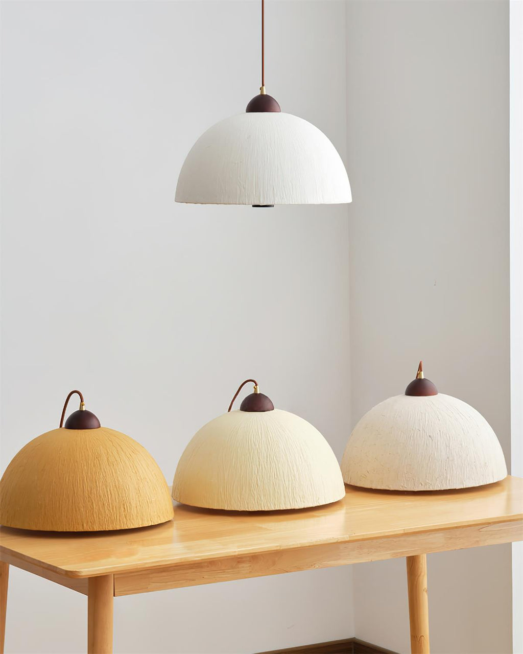Doria Wood Pendant Lamp — product view 11