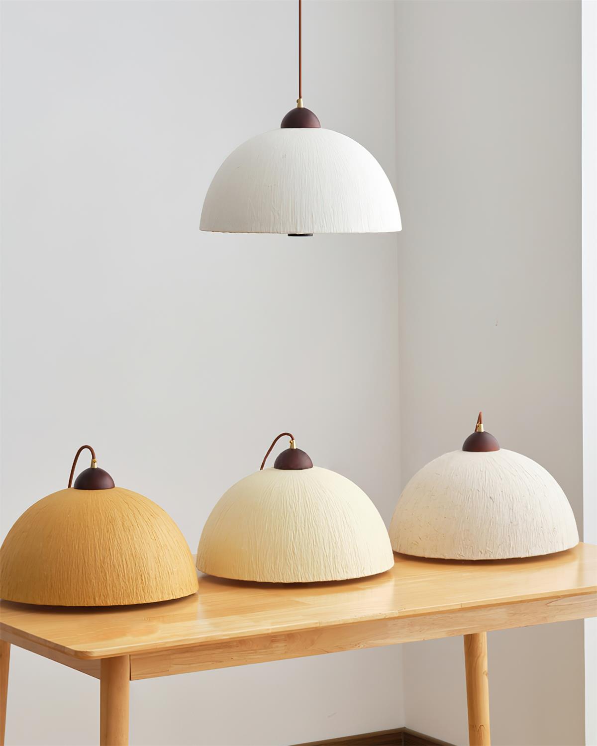 Doria Wood Pendant Lamp — product view 11