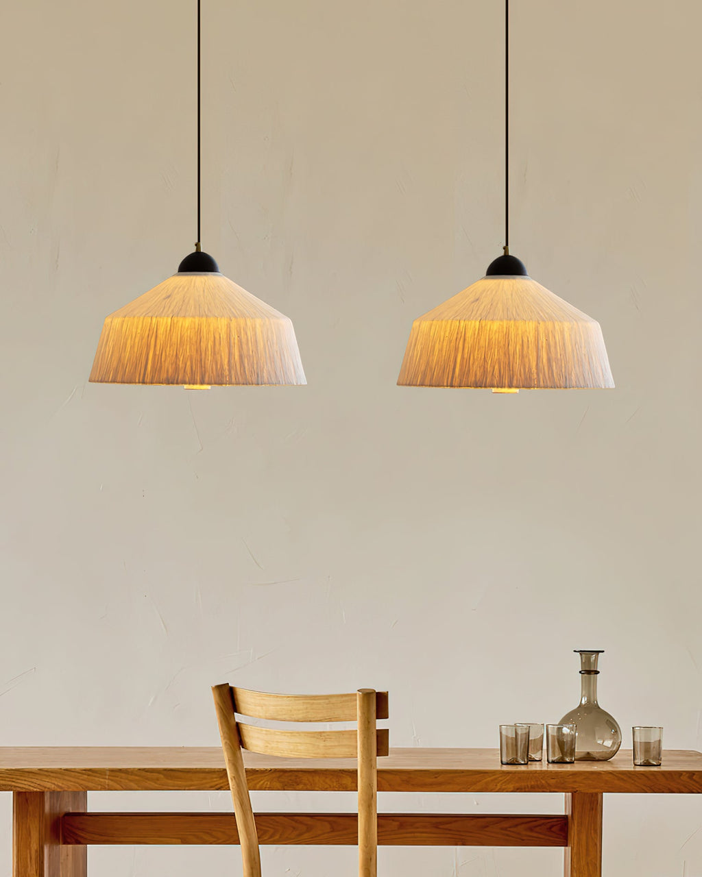 Doria Wood Pendant Lamp — product view 18