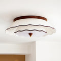 Ravelle Wood Ceiling Lamp — product view 2