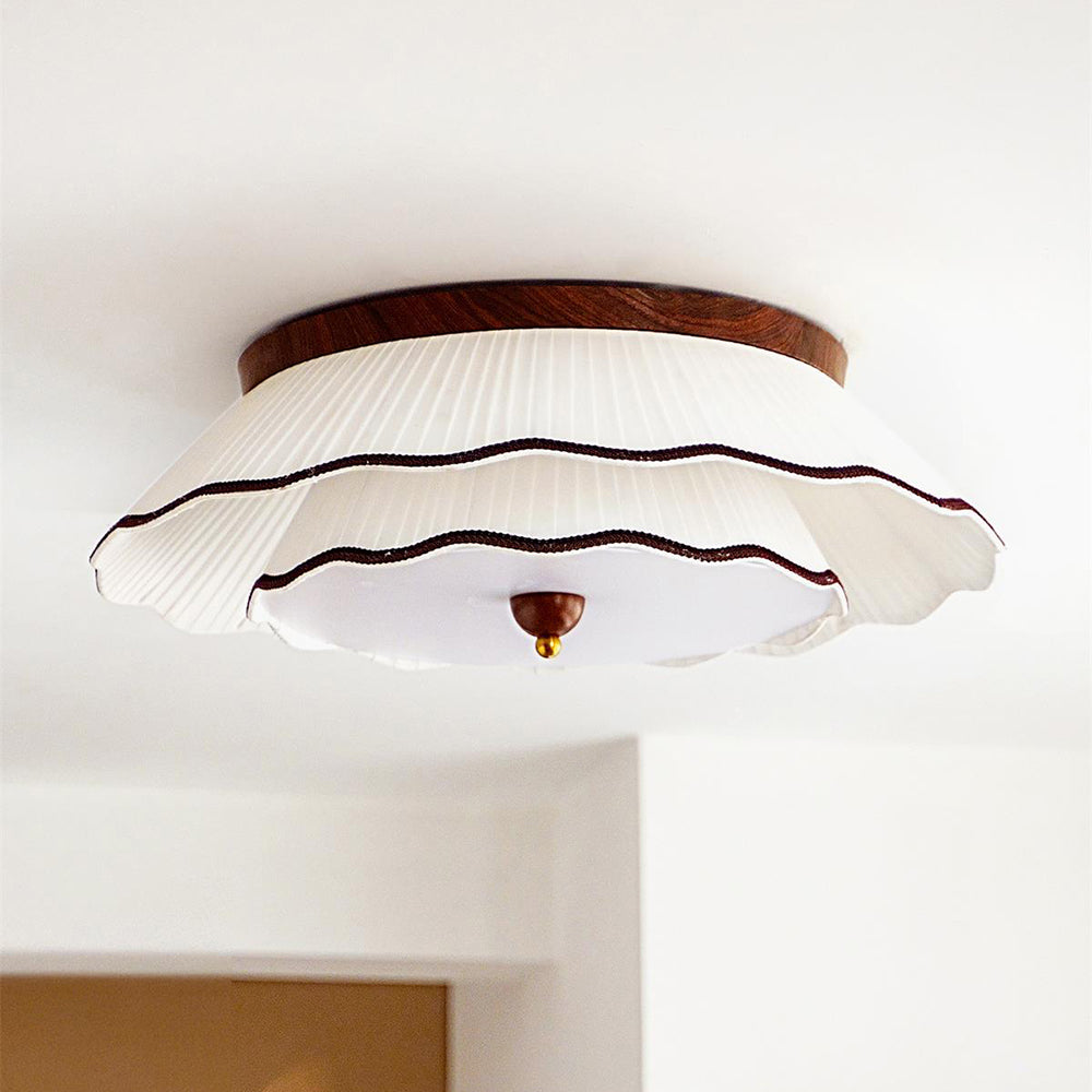 Ravelle Wood Ceiling Lamp — product view 2