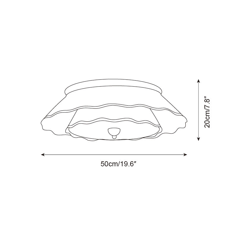 Ravelle Wood Ceiling Lamp — product view 5