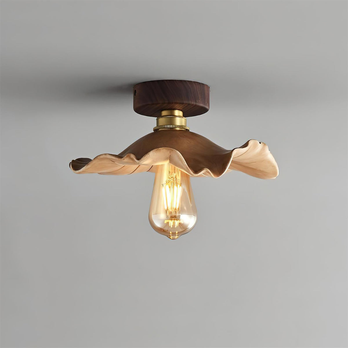 Liora Wood Ceiling Lamp — product view 2