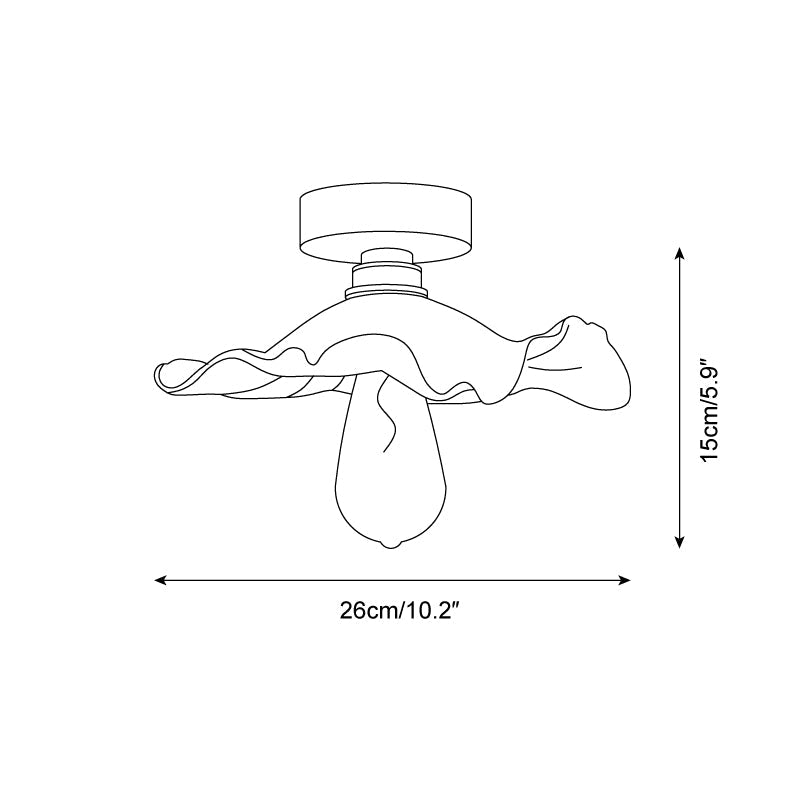 Liora Wood Ceiling Lamp — product view 5