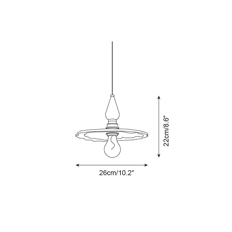 Myco Wood Pendant Lamp — product view 5