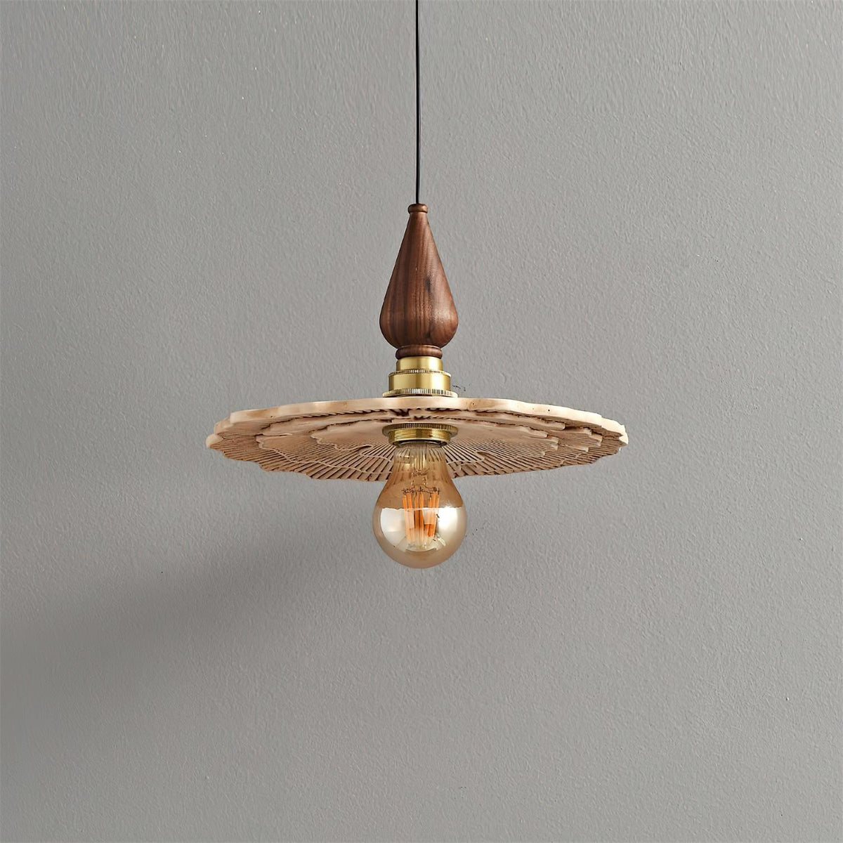 Myco Wood Pendant Lamp — product view 8