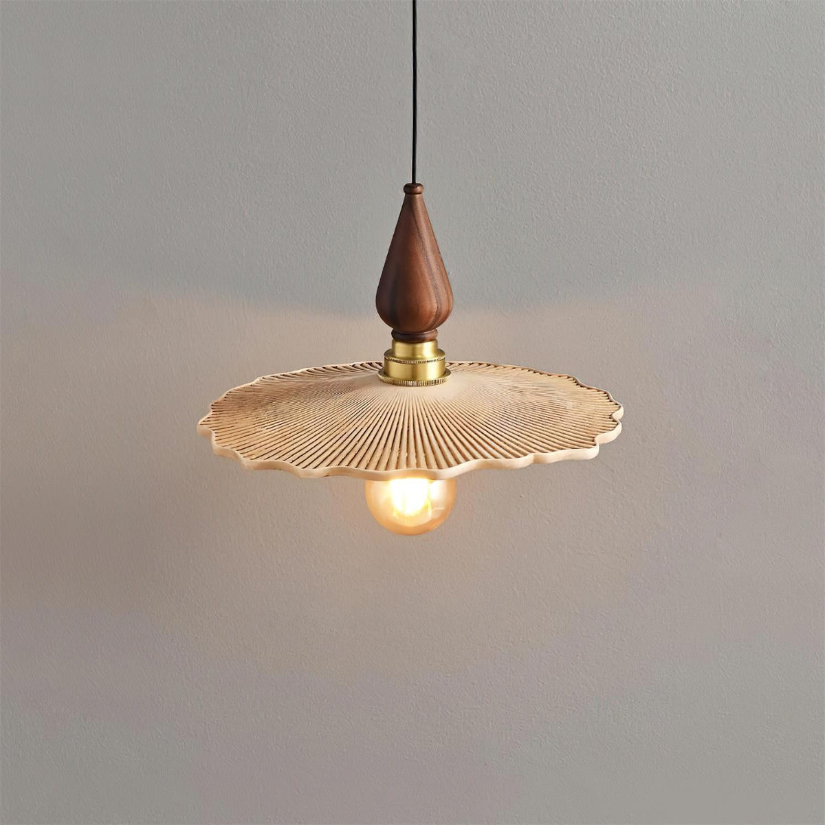 Myco Wood Pendant Lamp — product view 11