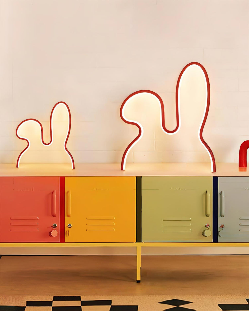 Rabbit Linear Metal Table Lamp — product view 3