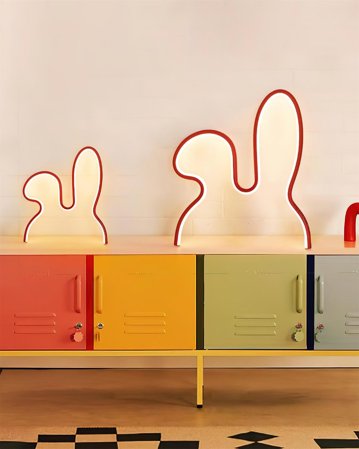 Rabbit Linear Metal Table Lamp — product view 3