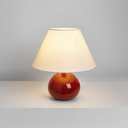 Rust Orange & Beige