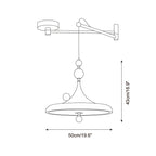 Ballora Swing Arm Metal Pendant Lamp — product view 6