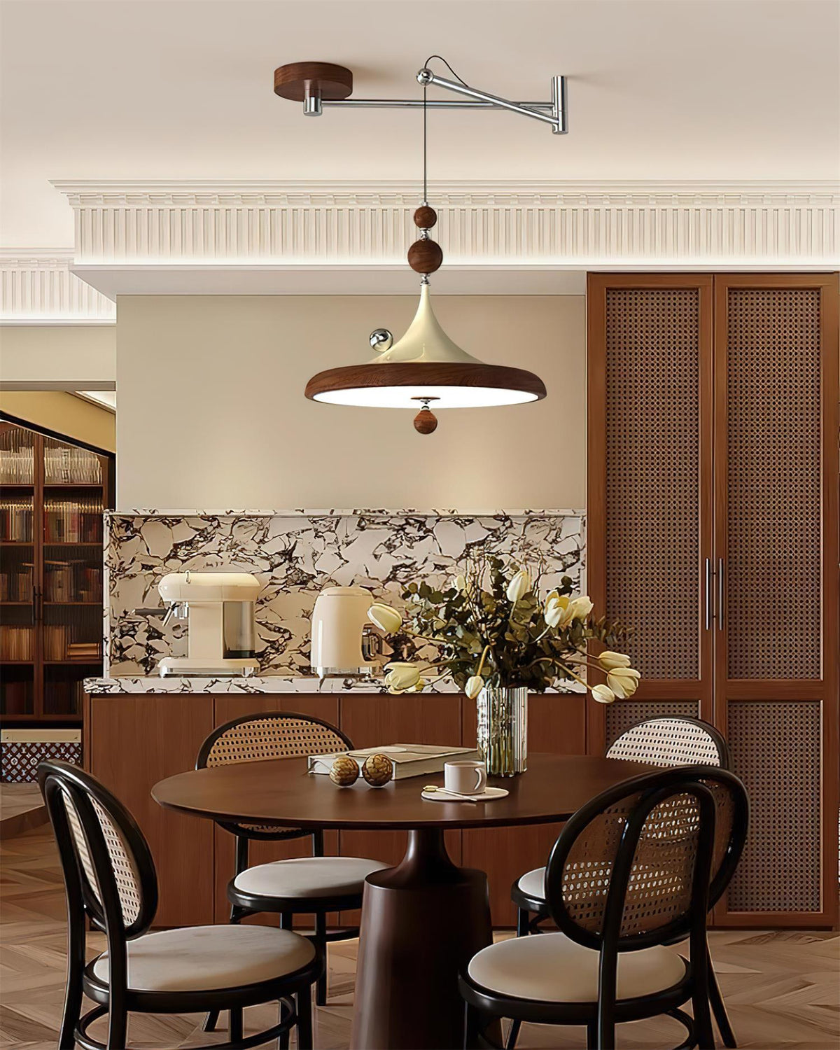 Ballora Swing Arm Metal Pendant Lamp — product view 8