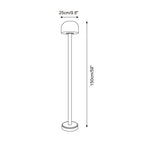 Muto Glass Floor Lamp — product view 5