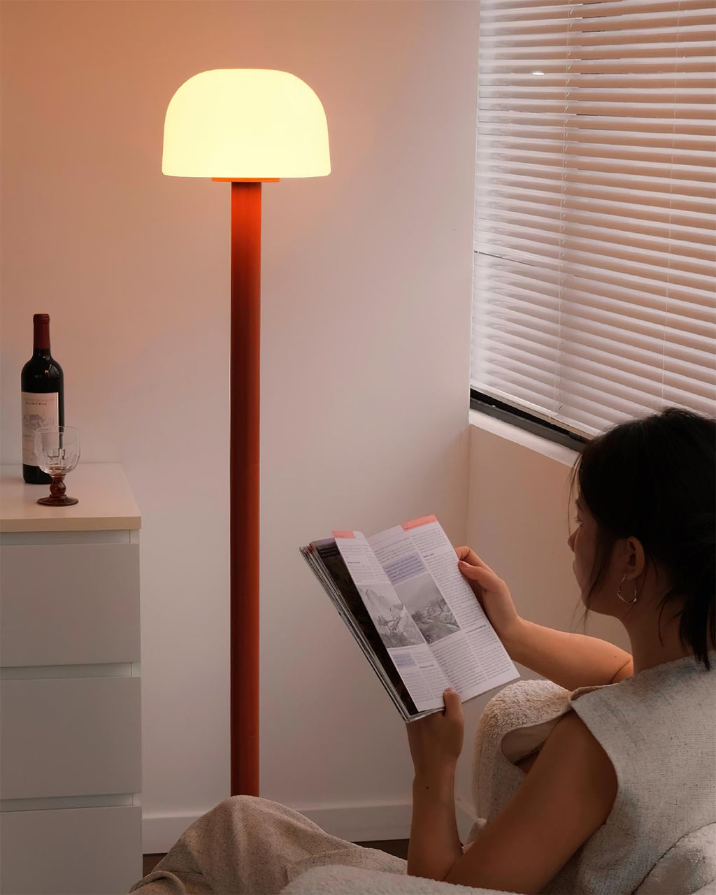 Muto Glass Floor Lamp — product view 6