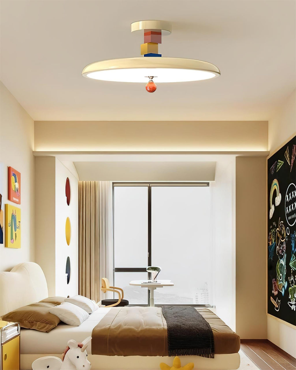 Zeno Metal Ceiling Lamp — product view 4