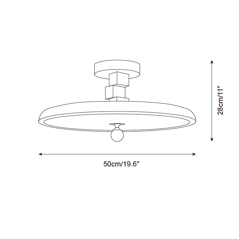 Zeno Metal Ceiling Lamp — product view 10