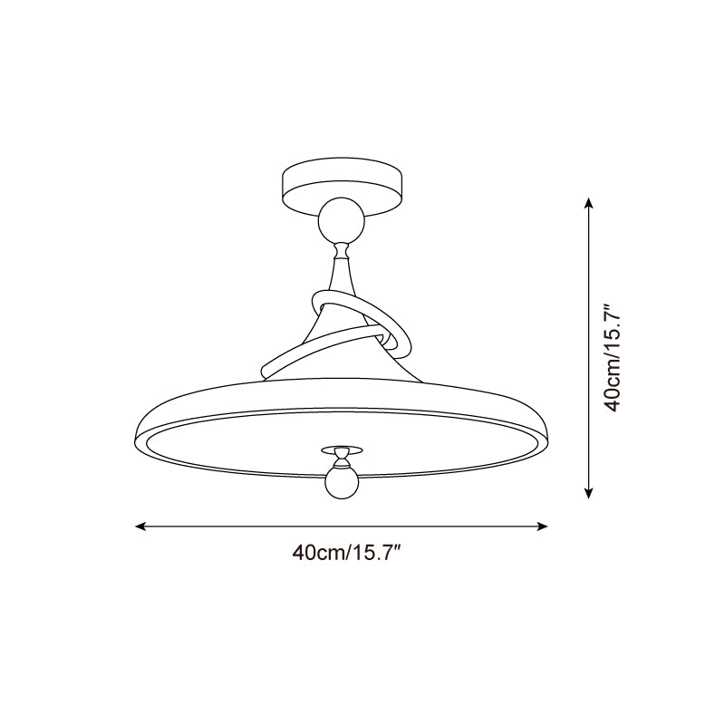 Kivra Metal Ceiling Lamp — product view 5