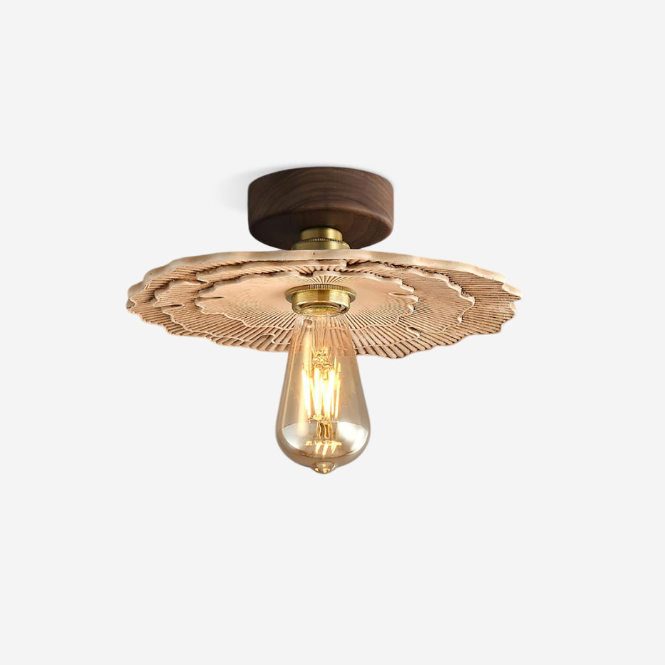 Myco Wood Ceiling Light — product view 1
