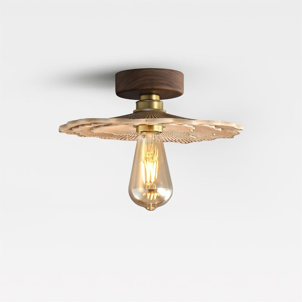 Myco Wood Ceiling Light — product view 2