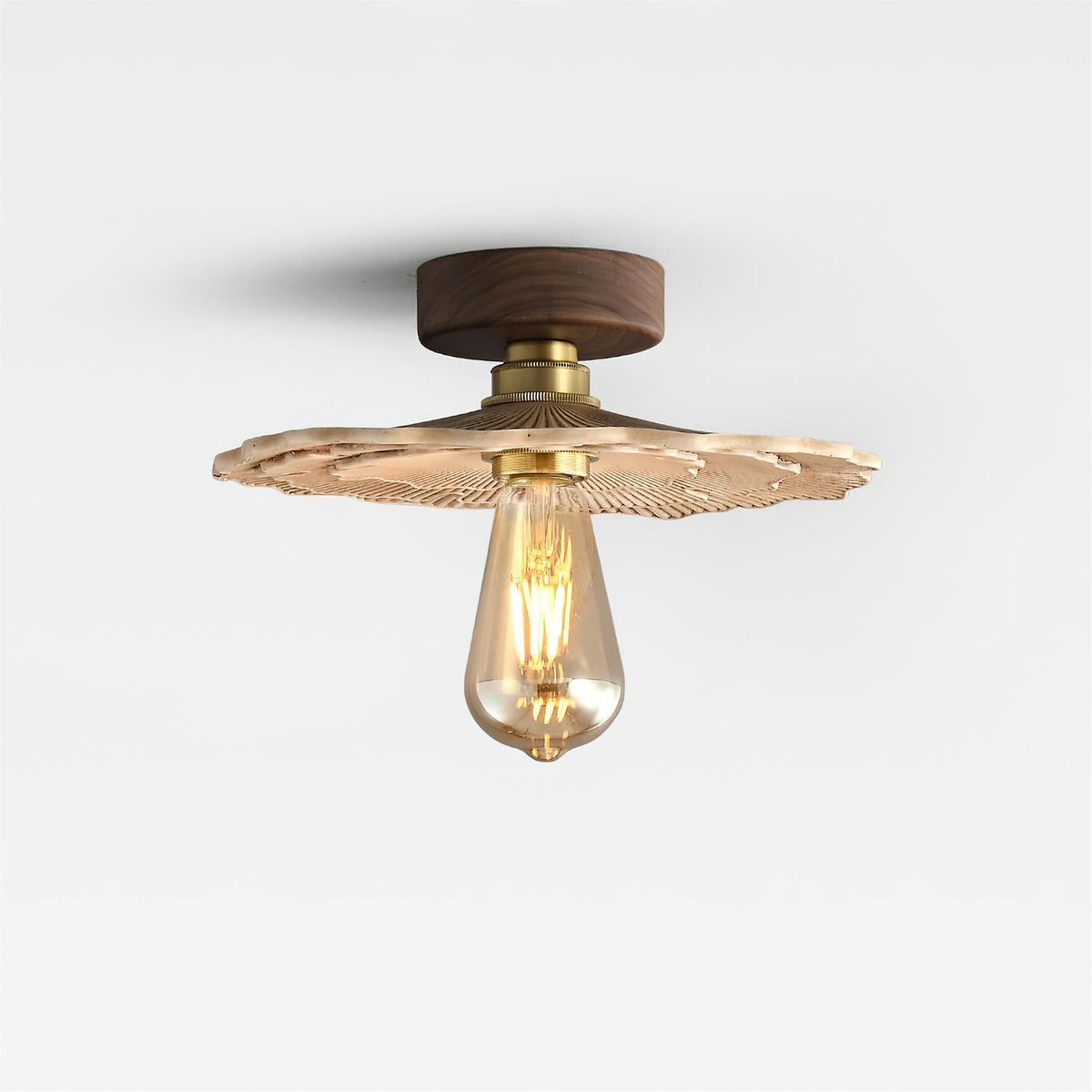 Myco Wood Ceiling Light — product view 2
