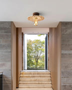 Myco Wood Ceiling Light — product view 3